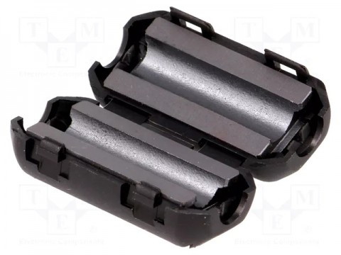 Užsegamas feritinis filtras kabeliui 5mm